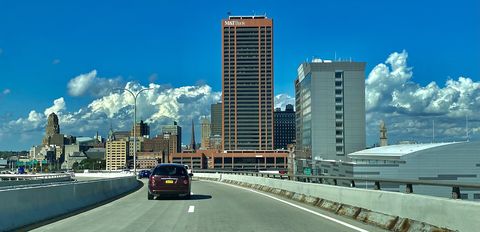 Skyline of Buffalo.